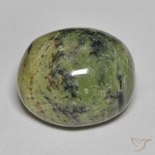 11.80ct Natural Earth Green Opal, Oval, Opaque