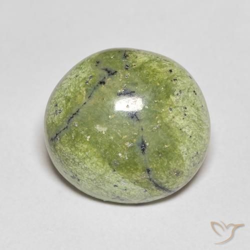 4.64ct Natural Yellowish Green Opal, Oval, Opaque