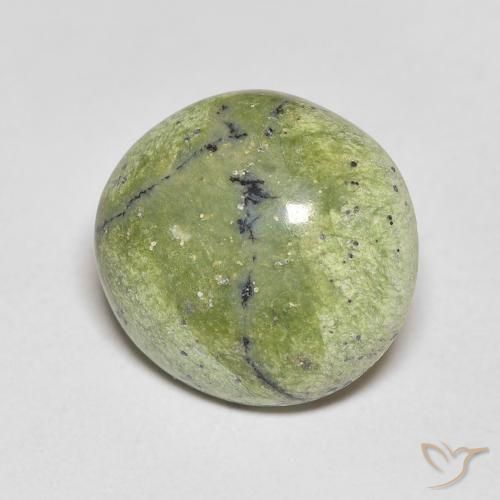 4.64 ct Green Opal Stone, Natural Opal in Oval Cabochon Shape for Sale