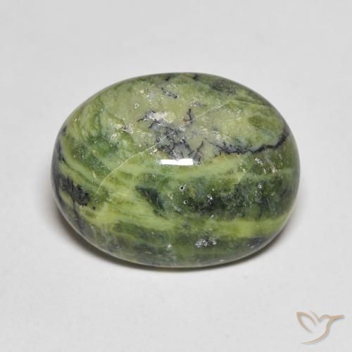 6.20ct Natural Earth Green Opal, Oval, Opaque