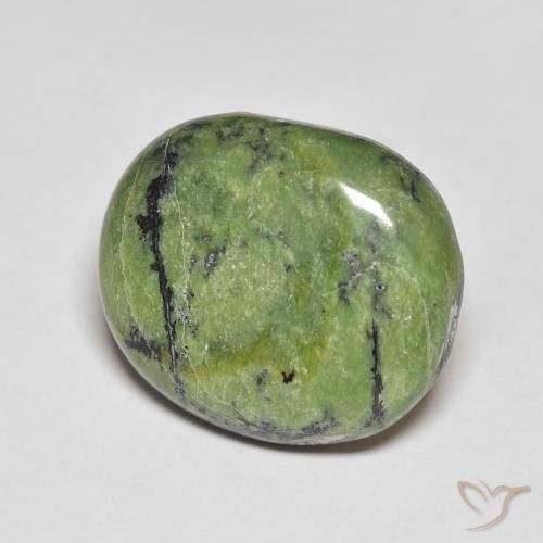 8.14 ct Green Opal Stone, Natural Opal in Oval Cabochon Shape for Sale