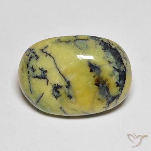 9.96ct Natural Warm Green Opal, Oval, Opaque
