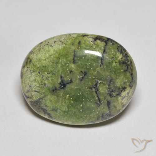 18.09ct Natural Yellowish Green Opal, Oval, Opaque