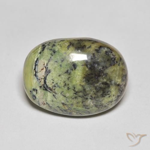 10.37ct Natural Earth Green Opal, Oval, Opaque, Photo A