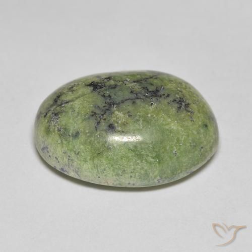 Opal Gemstone in 18 x 13 mm (calibrated) Size for Sale, Opal Stone in Yellowish Green Color