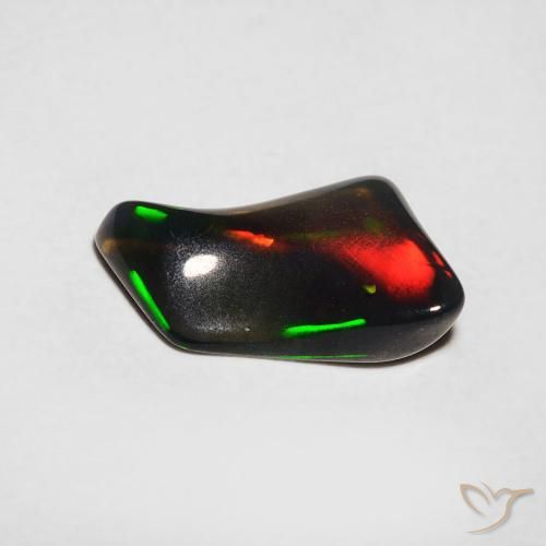 0.71 ct Multicolor Opal Stone, Natural Opal in Fancy Cabochon Shape for Sale