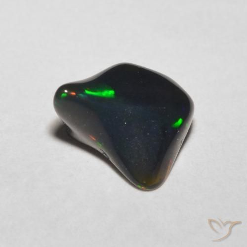 0.87 ct Multicolor Opal Stone, Natural Opal in Fancy Cabochon Shape for Sale