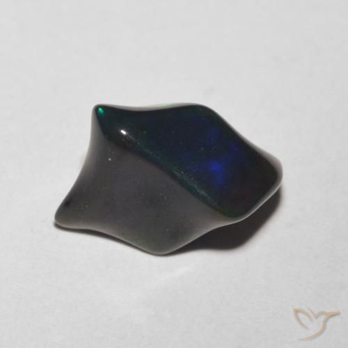 1.64 ct Multicolor Opal Stone, Natural Opal in Fancy Cabochon Shape for Sale