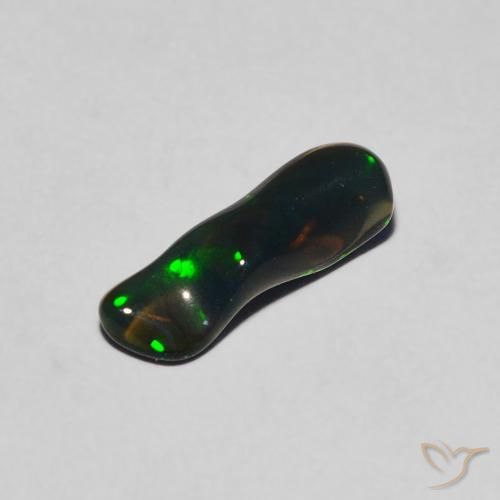 0.70 ct Multicolor Opal Stone, Natural Opal in Fancy Cabochon Shape for Sale