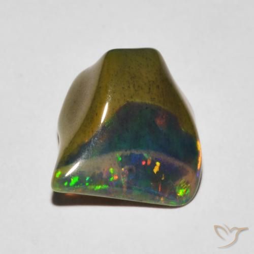 Opal Gemstone in 9.9 x 8.9 mm Size for Sale, Opal Stone in Multicolor Color