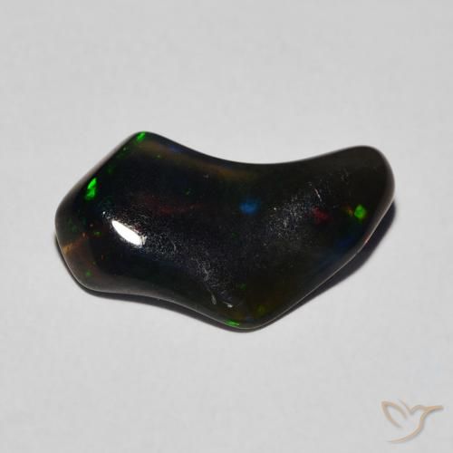 1.11 ct Multicolor Opal Stone, Natural Opal in Fancy Cabochon Shape for Sale