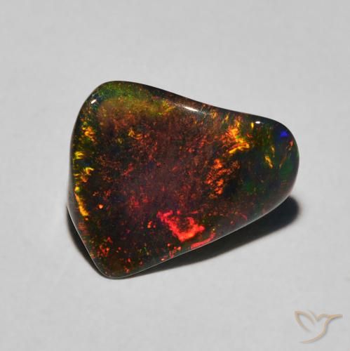 Opal Gemstone in 9.9 x 8.4 mm Size for Sale, Opal Stone in Multicolor Color