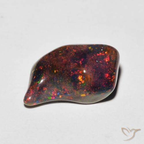 Opal Gemstone in 10 x 7 mm (calibrated) Size for Sale, Opal Stone in Multicolor Color