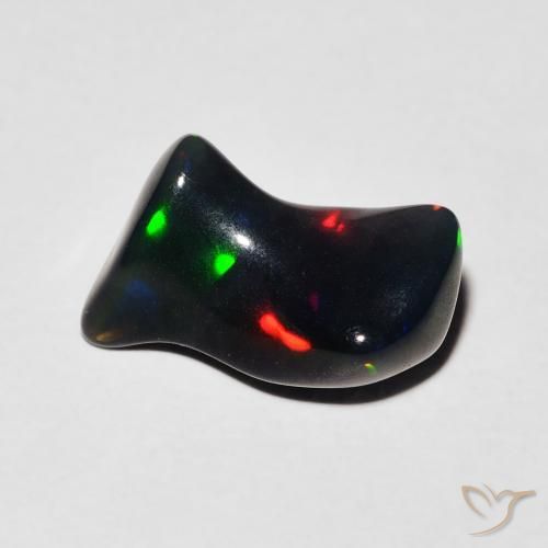 1.84 ct Multicolor Opal Stone, Natural Opal in Fancy Cabochon Shape for Sale
