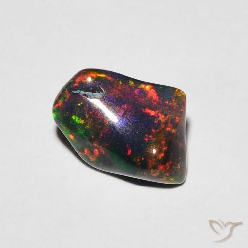 0.77 ct Fancy Opal, 6.2 x 5.7 mm From Ethiopia, Photo A
