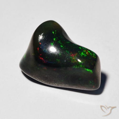 3.34 ct Multicolor Opal Stone, Natural Opal in Fancy Cabochon Shape for Sale