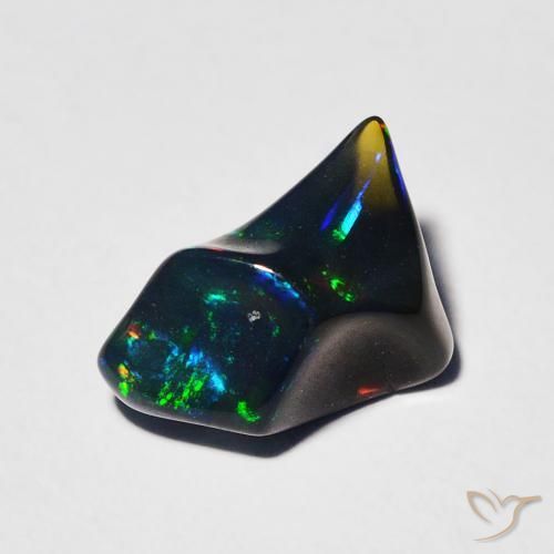 1.30ct Natural Multicolor Opal, Fancy, Translucent, Photo A