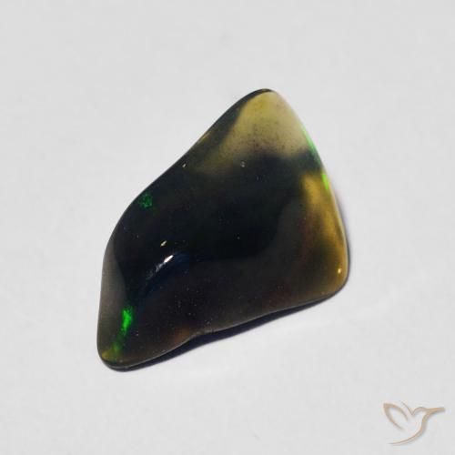 0.70 ct Multicolor Opal Stone, Natural Opal in Fancy Cabochon Shape for Sale