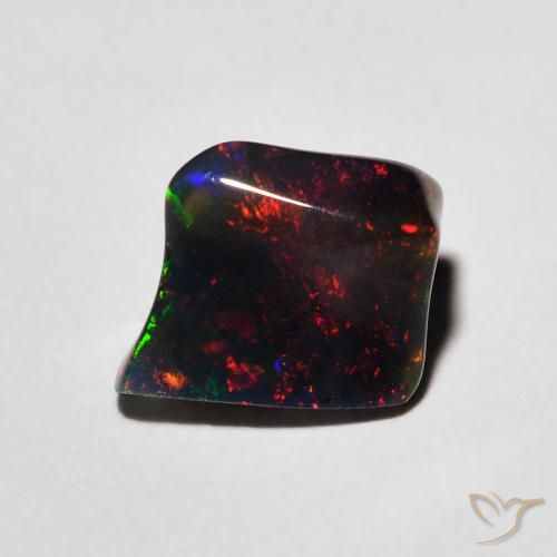 1.09ct Natural Multicolor Opal, Fancy, Translucent, Photo A