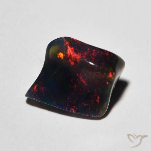 1.09 ct Multicolor Opal Stone, Natural Opal in Fancy Cabochon Shape for Sale