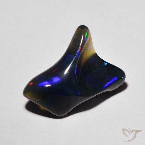 2.73 ct Multicolor Opal Gemstone, Opal Gem in Fancy Cabochon Shape for Sale.