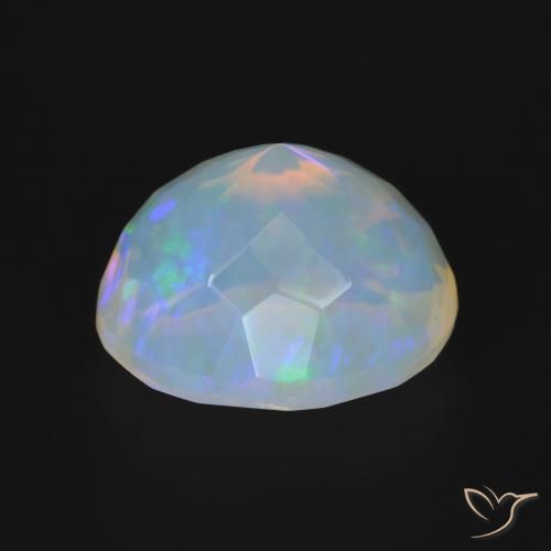 Opal Gemstone in 12 x 10 mm (calibrated) Size for Sale, Opal Stone in Multicolor Color