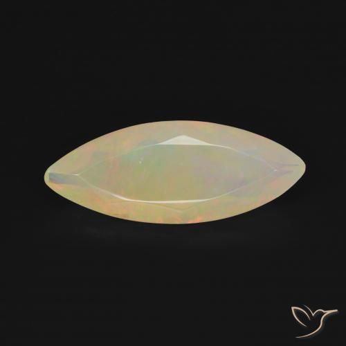 1,56ct Marquise sfaccettato multicolore Opale dall'Australia, Dimension 16,4 x 6,5mm, Natural non trattati Gemstone, Transparent Clarity, 1 piece Opale in Multicolore Color, Mohs Hardness of 5,5 - 6,5, Pietra zodiacale Bilancia, Photo A