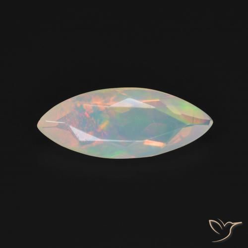 1.09ct Natural Multicolor Opal, Marquise, Transparent, Photo A