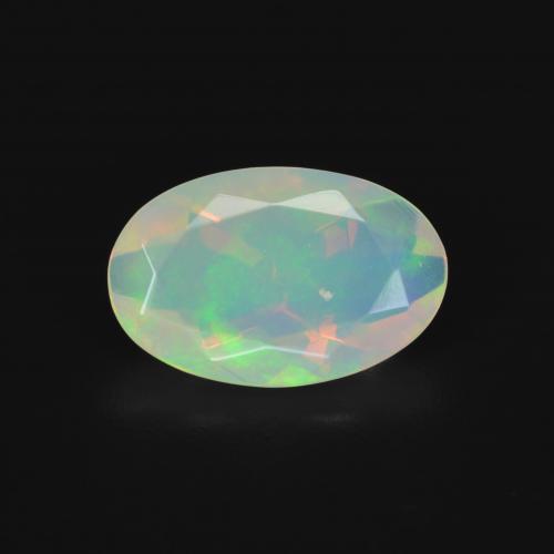 1,52ct Ovale sfaccettato multicolore Opale dall'Australia, Dimension 11,8 x 7,6mm, Natural non trattati Gemstone, Transparent Clarity, 1 piece Opale in Multicolore Color, Mohs Hardness of 5,5 - 6,5, Pietra portafortuna di ottobre, Photo A