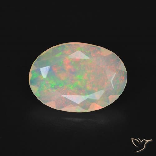 2.66 ct Oval Cut Opal, 13.9 x 9.9 mm From Australia, Photo A