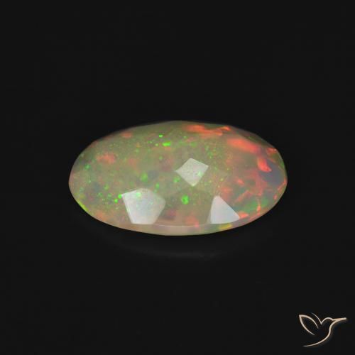 Opal Gemstone in 12.6 x 8.6 mm Size for Sale, Opal Stone in Multicolor Color