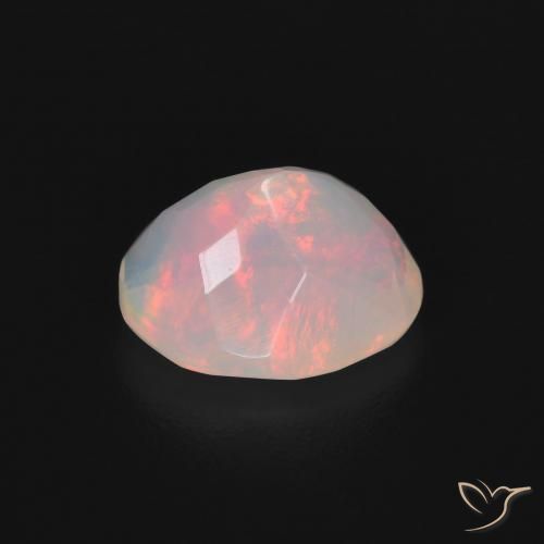 Opal Gemstone in 9 x 7 mm (calibrated) Size for Sale, Opal Stone in Multicolor Color