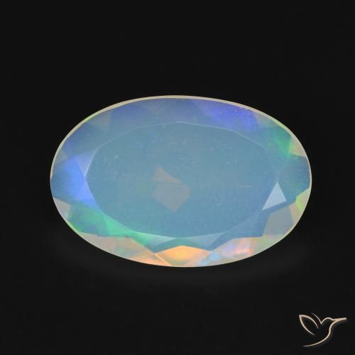 3.4 ct Oval Cut Opal, 16.5 x 10.8 mm From Australia, Photo A