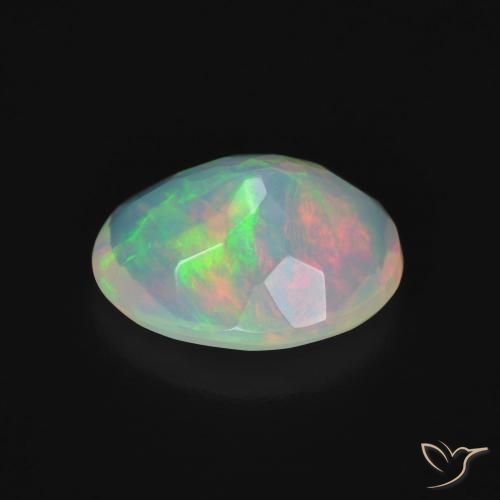 Opal Gemstone in 11 x 9 mm (calibrated) Size for Sale, Opal Stone in Multicolor Color