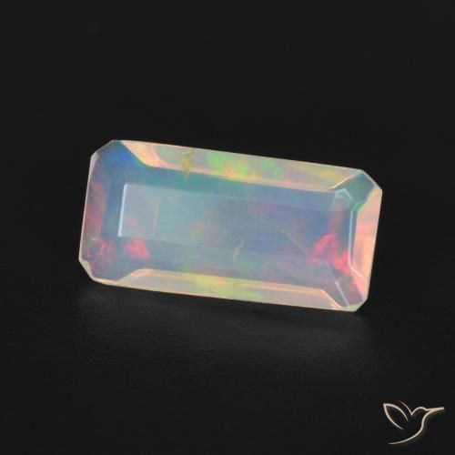 1.06ct Natural Multicolor Opal, Octagon / Emerald Cut