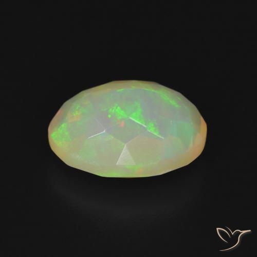 Opal Gemstone in 10.2 x 7.4 mm Size for Sale, Opal Stone in Multicolor Color