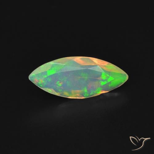 0.43 ct Marquise Cut Opal, 10.7 x 4.6 mm From Australia, Photo A