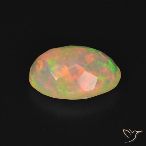 Opal Gemstone in 10.9 x 7.9 mm Size for Sale, Opal Stone in Multicolor Color