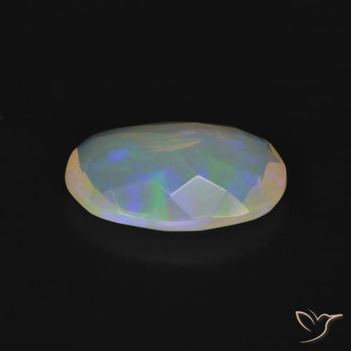 Opal Gemstone in 5.5 mm (calibrated) Size for Sale, Opal Stone in Multicolor Color