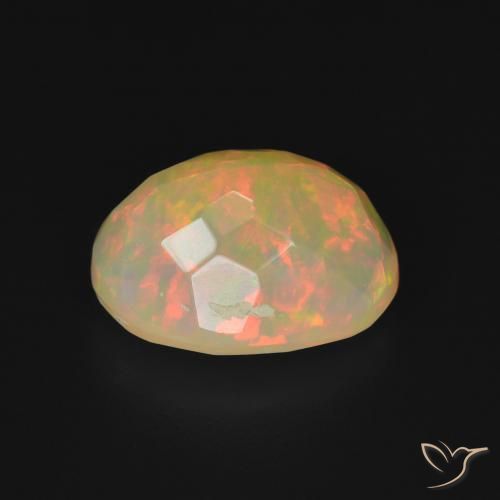 Opal Gemstone in 11 x 8.1 mm Size for Sale, Opal Stone in Multicolor Color