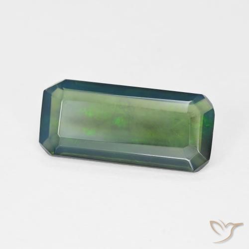 2.36 ct Multicolor Opal Stone, Natural Opal in Octagon Step Cut Shape for Sale