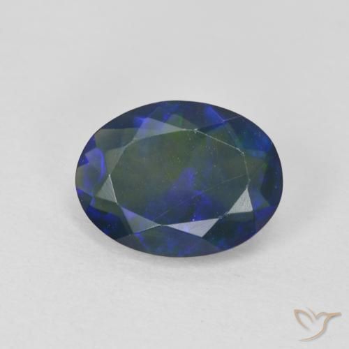 1.35ct Natural Multicolor Opal, Oval, Transparent
