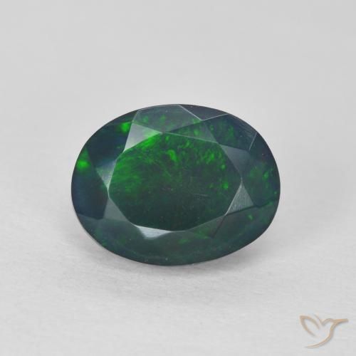 1.37ct Natural Multicolor Opal, Oval, Translucent