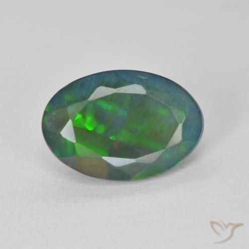 2.05ct Natural Multicolor Opal, Oval, Translucent