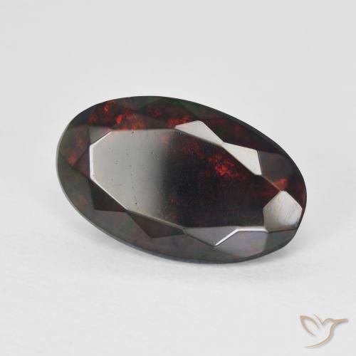 2.61 ct Multicolor Opal Stone, Natural Opal in Oval Facet Shape for Sale