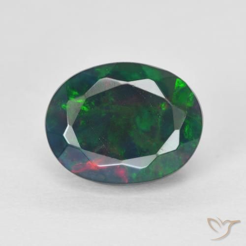 2.24ct Natural Multicolor Opal, Oval, Translucent