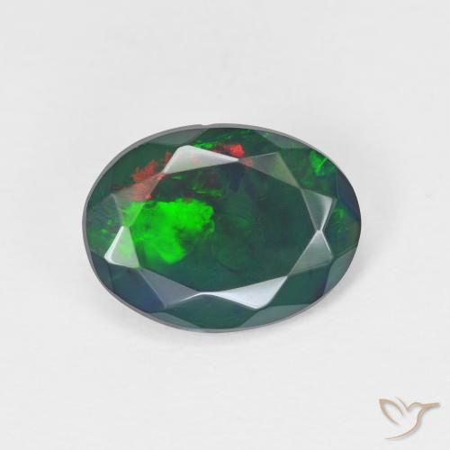 1.44ct Natural Multicolor Opal, Oval, Translucent