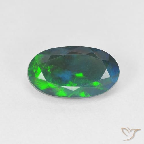 3 Opales Naturelles D'Éthiopie - Multicolores, 6.8-7 Mm X 5.2 Mm, Non Traitées - P449.135T