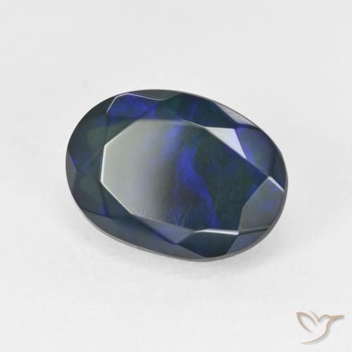 2.68 ct Multicolor Opal Stone, Natural Opal in Oval Facet Shape for Sale