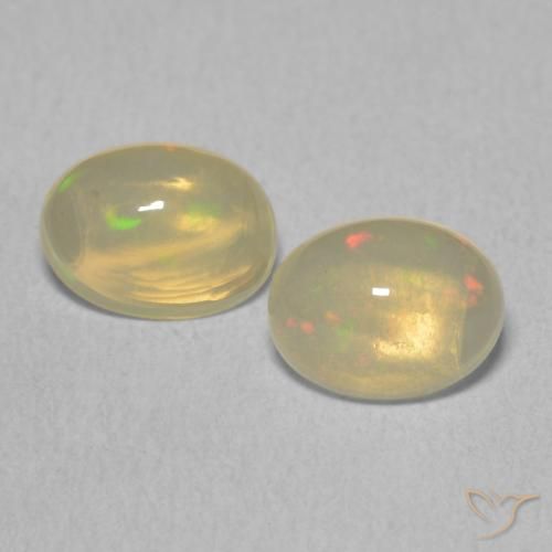 1.62 ct Oval Opal, 8.1 x 6 mm From Australia, Photo A